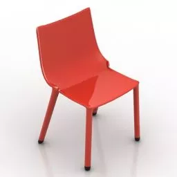 Modern Plastic Chair Bo Design 3d model