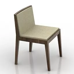 Low Back Chair 3d model