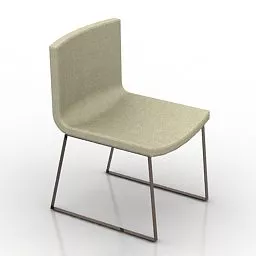 Plastic Chair V4 3d model