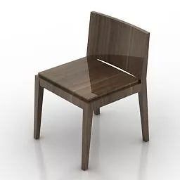 Home Wood Chair 3d model Home Wood Chair 3d model