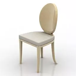Dressing Table With Mirror And Drawers 3d model