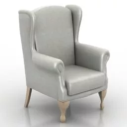 Wing Armchair V1 3d model Wing Armchair V1 3d model