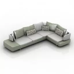 Corner Sofa Opus 3d model
