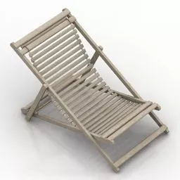 Country Armchair Lounge 3d model