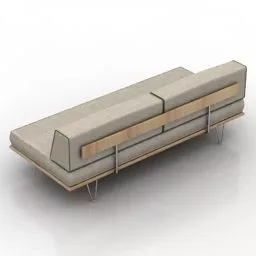 Sofa Daybed Vitra Furniture 3d model