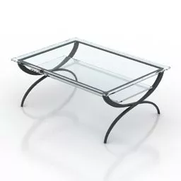 Glass Table V1 3d model Glass Table V1 3d model