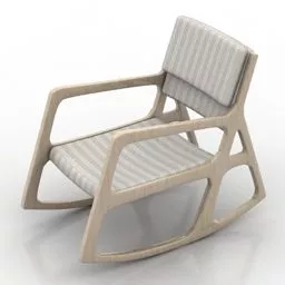 Rocking Armchair 3d model
