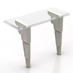 Glass Console 3d model