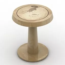 High Coffee Table Anna 3d model