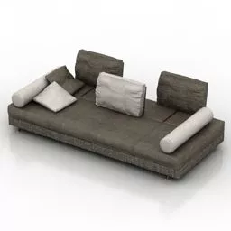 Daybed Sofa Veliero 3d model Daybed Sofa Veliero 3d model