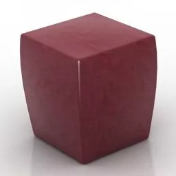 Leather Seat Stool Unit 3d model