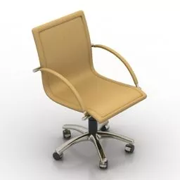 Wheel Armchair Roche 3d model