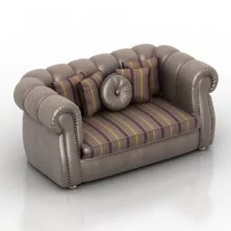 Chesterfield Sofa Ravasi Salotti 3d model