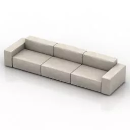 3 Seater Sofa Matteo Grassi 3d model