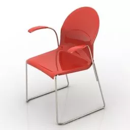 Plastic Armchair Aida 3d model