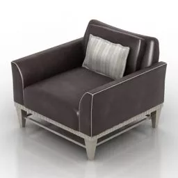 Single Armchair Barbara Barry 3d model