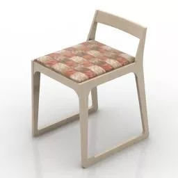 Low Back Chair V1 3d model
