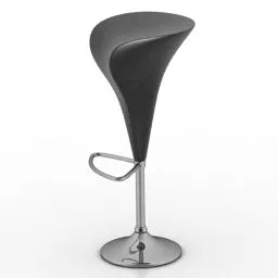 Flower Shaped Chair Bar 3d model