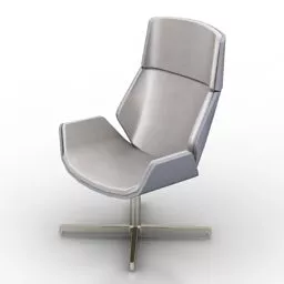 Wing Armchair Work Style 3d model