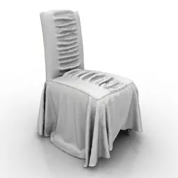 Cloth Cover Chair 3d model