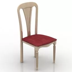 Classic Restaurant Chair V1 3d model