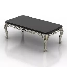 Classic Rectangle Table Chelini 3d model