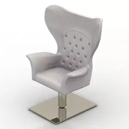 Wing Armchair York Decor 3d model