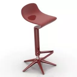 Round Bar Furniture 3d model