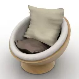 Billiard Ball 8 Number 3d model