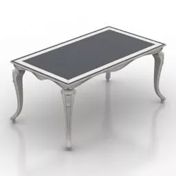 Living Room Classic Table 3d model Living Room Classic Table 3d model