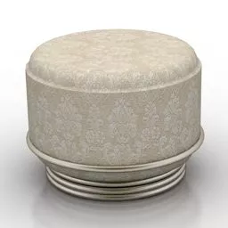 Living Room Round Seat 3d model