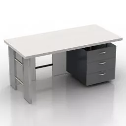 Office Table Desk 3d model Office Table Desk 3d model