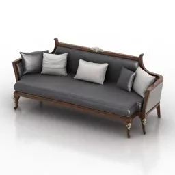 Classic Sofa Luxury 3d model