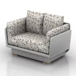 Living Room Sofa Moon 3d model