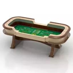 Table Casino Furniture 3d model