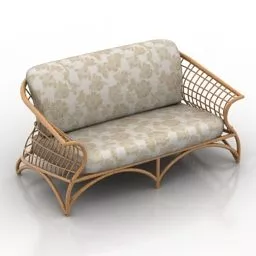 Sofa Vintage Design 3d model Sofa Vintage Design 3d model