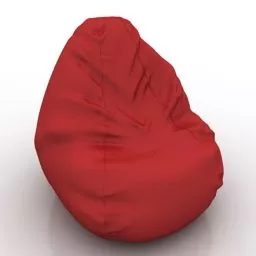 Red Bag Armchair 3d model
