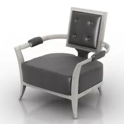 Classic Armchair Turri Design 3d model