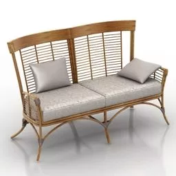 Tropical Sofa Furniture 3d model