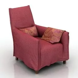Home Living Room Single Armchair 3d model