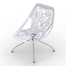 Armchair Nest Shaped Back 3d model