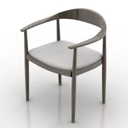 Dinning Armchair Modernism Design 3d model