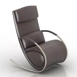 Home Armchair Rocking Chair 3d model