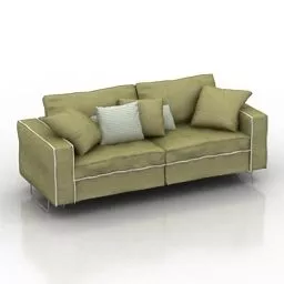 Modern Fabric Sofa Casamilano 3d model