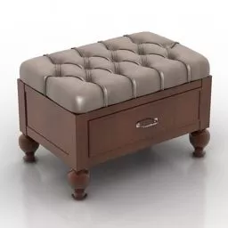 Vintage Seat Cavelio 3d model