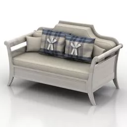 Antique Sofa Btc 3d model