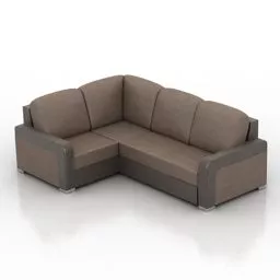 Corner Fabric Sofa Dallas 3d model