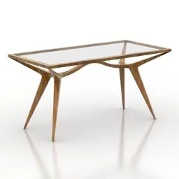 Modernism Rectangular Table 3d model