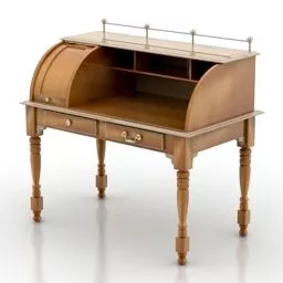 Classic Showcase Desk 3d model