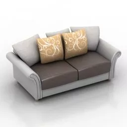 Sofa Venice Modern Style 3d model